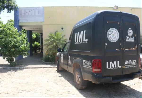 Instituto de Medicina Legal (IML) de Teresina, no Piauí.(Imagem:Bárbara Rodrigues/G1)