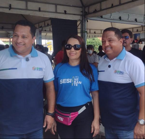 Prefeito Gleydson Resende destaca entrega de carrinhos do Mais Renda e ações do Sesi Itinerante em Barão de Grajaú(Imagem:FlorianoNews)