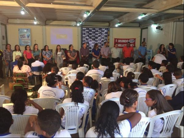 Projeto que visa o uso racional de água e energia elétrica contempla escolas da Rede Municipal.(Imagem:SECOM)