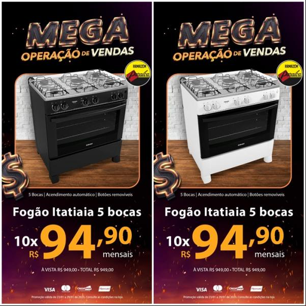 Primeira Mega Operação de Vendas do ano Paraíba.(Imagem:Divulgação)