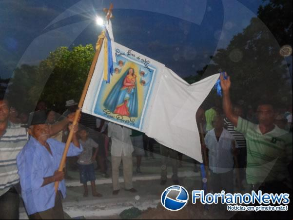 Festejos de Nossa Senhora de Nazaré inicia com o tradicional levantamento do mastro.(Imagem:FlorianoNews)