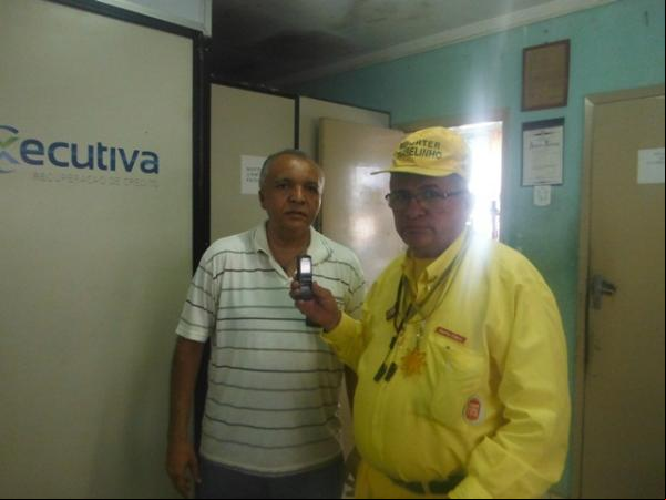Dogival Oliveira e Repórter Amarelinho.(Imagem:FlorianoNews)