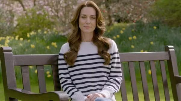 Em vídeo publicado nas redes sociais, Kate Middleton, a princesa de Gales, anunciou que está em tratamento contra o câncer.(Imagem:Reprodução)