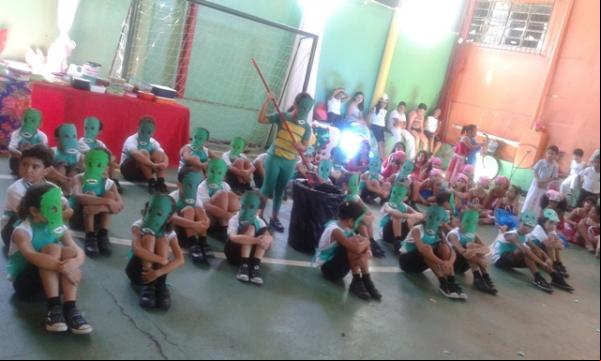 Escola Pequeno Príncipe comemora com gincana a Semana do Folclore.(Imagem:EPP)