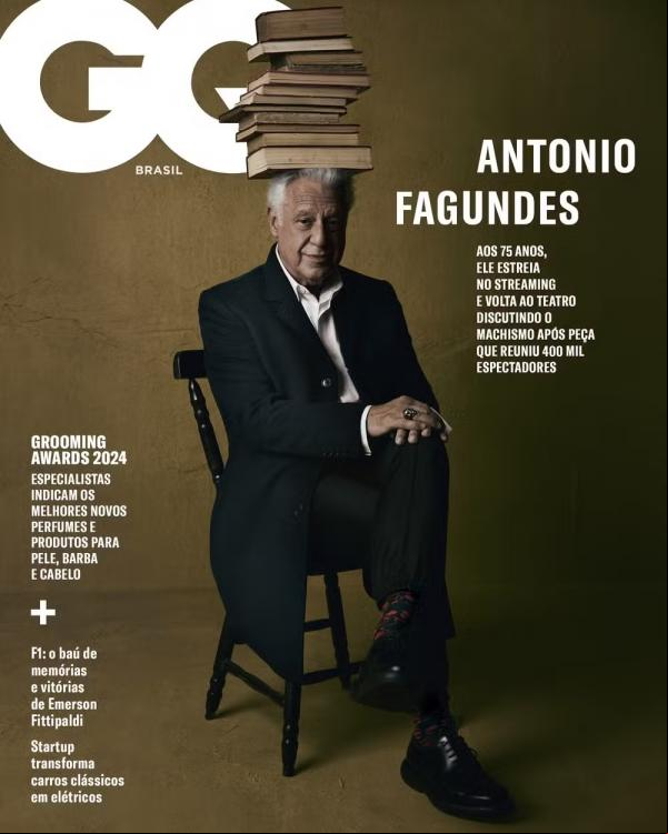 Antonio Fagundes é capa da GQ de outubro.(Imagem:Paulo Vainer)