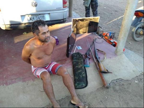 Operação desencadeada São Raimundo Nonato prende foragido da penitenciária de Floriano.(Imagem:Divulgação/PM)
