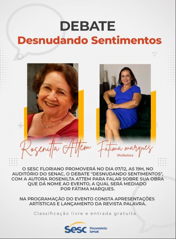 Sesc de Floriano realiza debate