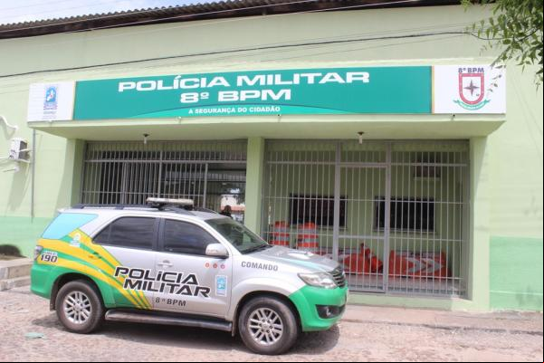Ocorrência foi atendida pelo 8° Batalhão de Polícia Militar em Teresina.(Imagem:Carlos Rocha / G1 PI)