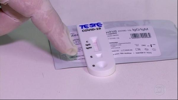 Teste Covid(Imagem:Jornal Nacional)
