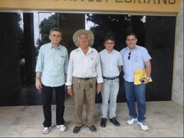 Comissão organizadora da Feira Agropecuária visita Parque de Exposições Mamede de Castro.(Imagem:FlorianoNews)