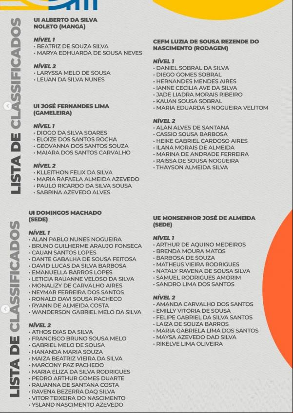 Barão de Grajaú: 64 alunos avançam para a 2ª Fase da OBMEP após sucesso na 1ª Etapa.(Imagem:Reprodução/Instagram)