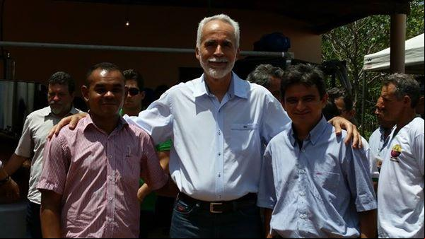 Celso Vieira, Deputado Jesus Rodrigues e Edvaldo Araújo(Imagem:Reprodução/Facebook)