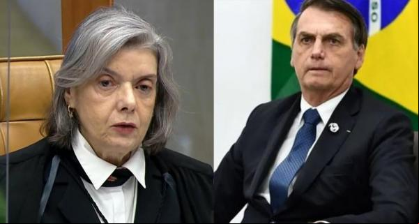Cármen Lúcia envia pedido de investigação contra Bolsonaro para Justiça do DF(Imagem:Reprodução)
