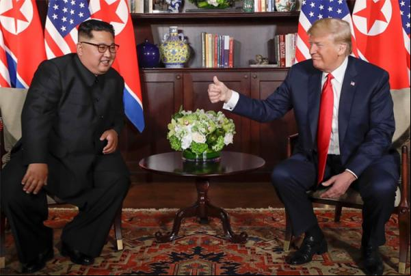 Trump e King Jong-un(Imagem:Reprodução)