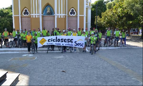 CicloSesc em Floriano movimenta trabalhadores do comércio.(Imagem:Divulgação)
