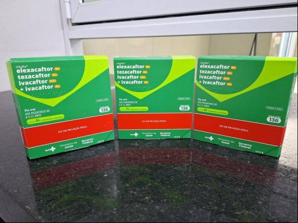 O medicamento Trikafta a a fazer parte das medicações de alto custo dispensadas por meio da Assistência Farmacêutica.(Imagem:Divulgação)