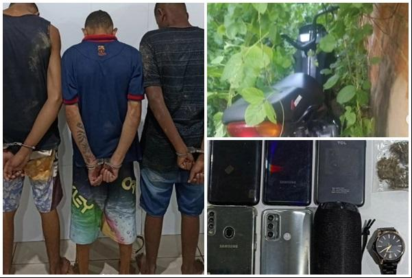 Polícia Militar apreende três menores envolvidos em assaltos em Floriano.(Imagem:Reprodução/Instagram)