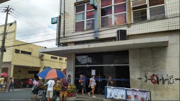 Sede do INSS, no Centro de Teresina.(Imagem:Andrê Nascimento/g1 )