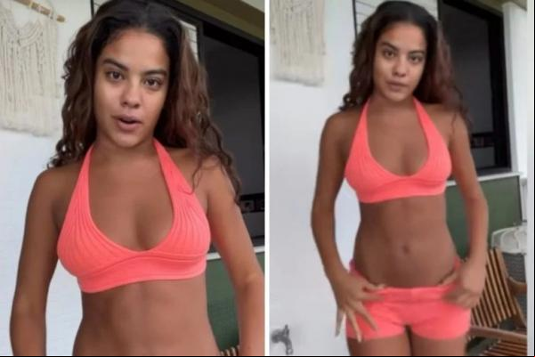 Bella Campos rebate boatos de gravidez(Imagem:Reprodução)