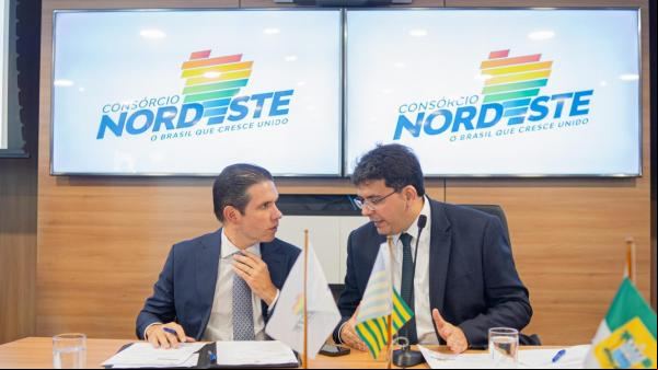 Hugo Motta e Rafael Fonteles(Imagem:Wesley Amâncio)
