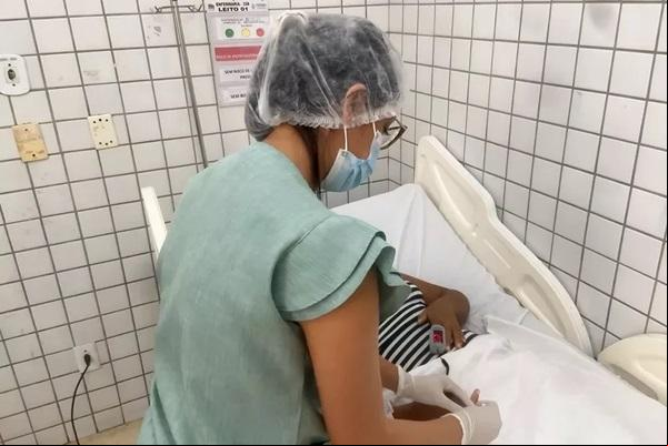 Adolescente a por cirurgia no Piauí.(Imagem:Reprodução)
