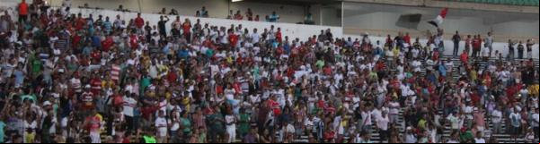 Torcida marca presença para assistir empate em 1 a 1 entre River-PI e Remo-PA.(Imagem:Daniel Cunha)