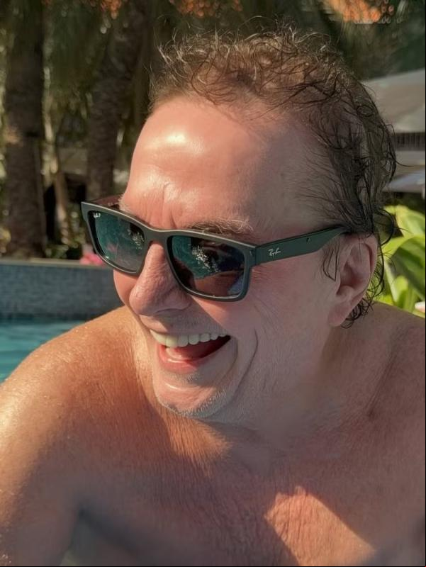 Fábio Jr. em Curaçao.(Imagem: Reprodução/Instagram)