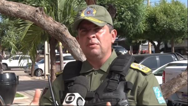 Comandante da PM-PI, Cel Scheywan Lopes.(Imagem:TV Clube)