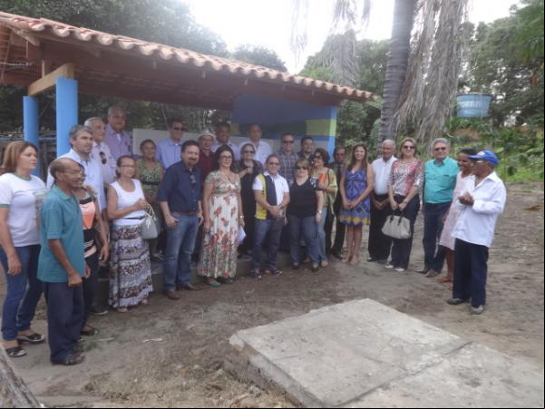 Vereador José Leão participa de inauguração do Chafariz da Vila Vicentina.(Imagem:FlorianoNews)