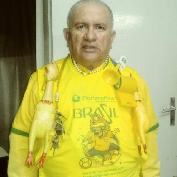 Repórter Amarelinho testa positivo para a Covid-19 pela terceira vez.(Imagem:FlorianoNews)