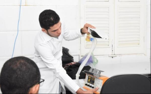 SAMU promove curso de aperfeiçoamento em Ventilação Mecânica em Floriano(Imagem:SECOM)