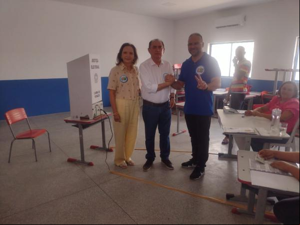 Candidatos Antônio Reis e Joab Curvina da Coligação
