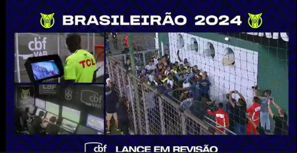 Luiz Henrique arremessa garrafa em segurança.(Imagem:Reprodução)