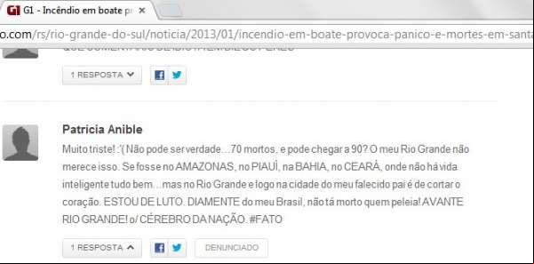 Comentário absurdo após tragédia provoca a revolta dos piauienses(Imagem:Divulgação)