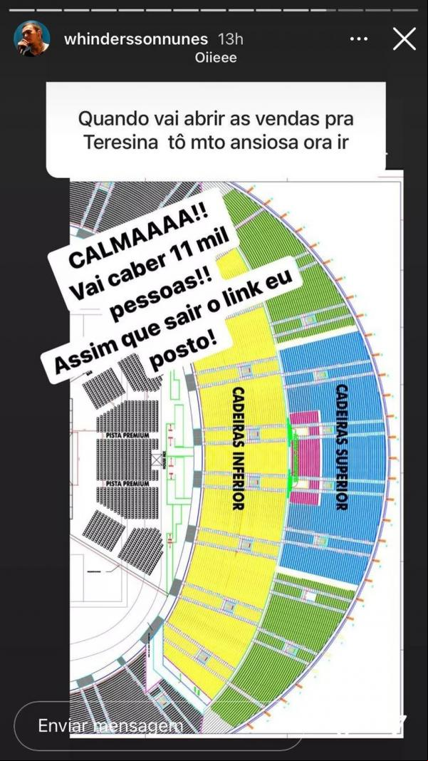 Show do Whindersson Nunes no Albertão em Teresina terá 11 mil lugares.(Imagem:Reprodução )