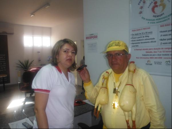 Hemocentro Regional de Floriano realiza campanha de doação em Floriano.(Imagem:FlorianoNews)