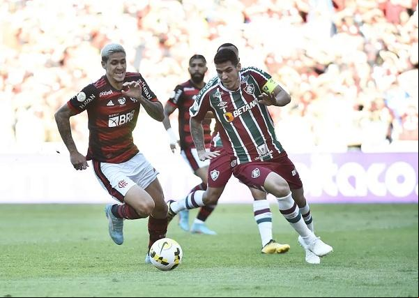 Pedro, Nino, Flamengo, Fluminense.(Imagem:André Durão)