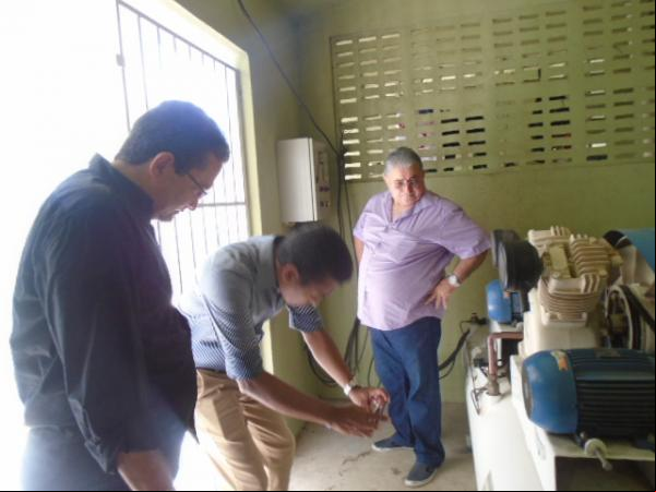 Secretario de Saúde visita obras do HRTN em Floriano.(Imagem:FlorianoNews)