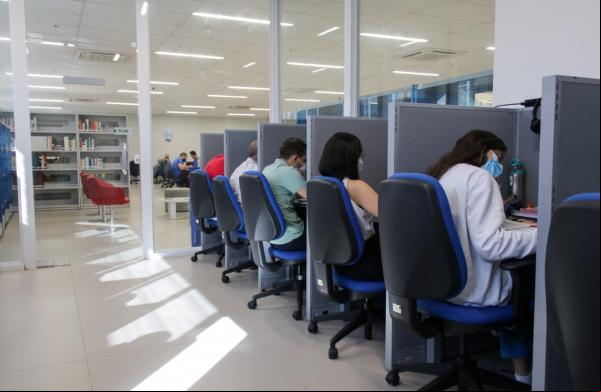 Biblioteca do Sesc Cajuína(Imagem:Divulgação)