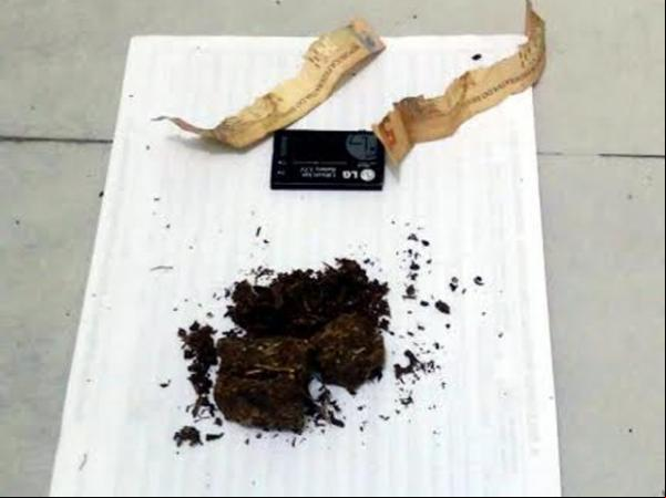 Material estava dentro do corpo da mulher.(Imagem:Divulgação/Sejus)