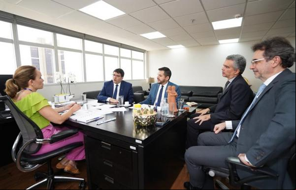 Rafael Fonteles visita ministérios em Brasília e tem reunião com presidente do FNDE.(Imagem:Divulgação )