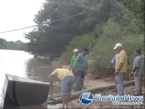 Realizada substituição de bomba de sucção por equipamento de maior vazão em Barão de Grajaú.(Imagem:FlorianoNews)