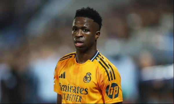 Vinícius em jogo do Real Madrid contra Leganés.(Imagem:REUTERS/Isabel Infantes)