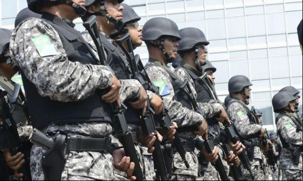 Tropas Federais da Força Nacional(Imagem:Agência Brasil)