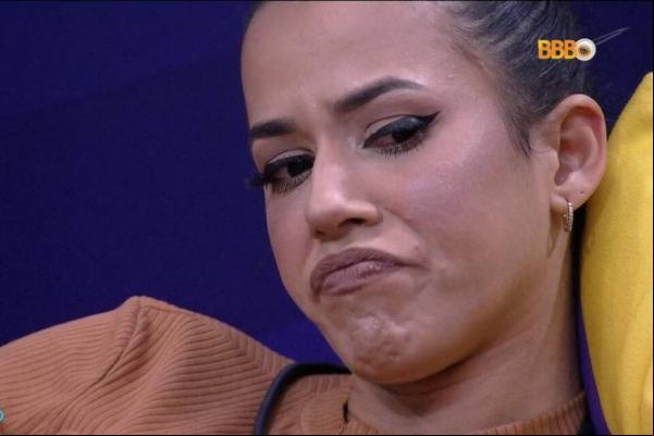 Larissa ite que não vê chances de ficar no BBB 22(Imagem:Reprodução)