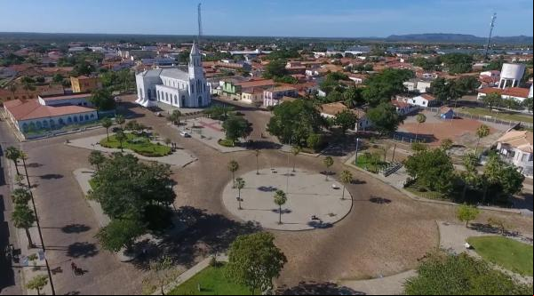 Município de Campo Maior, no Piauí.(Imagem:Reprodução/TV Clube)