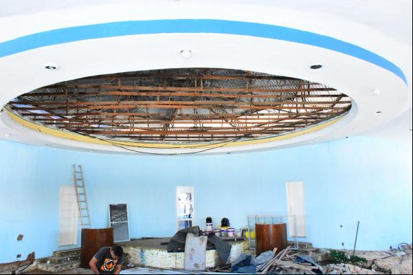 Reforma no plenário da Câmara Municipal de Floriano deve ser concluída em agosto.(Imagem:CMF)