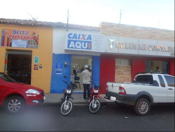 Agência correspondente ?Caixa Aqui? é assaltada em Floriano.(Imagem:FlorianoNews)
