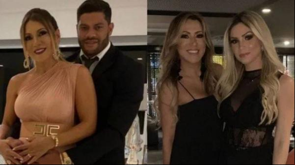 Iran com o ex, o jogador Hulk, e com a sobrinha, Camila.(Imagem:Reprodução/ Instagram)