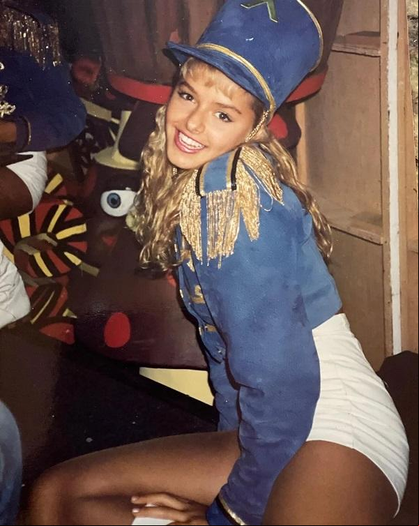 Bianca Rinaldi nos tempos de Paquita de Xuxa.(Imagem: Reprodução/Instagram )